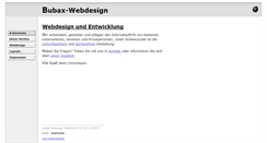 Desktop Screenshot of bubax.net